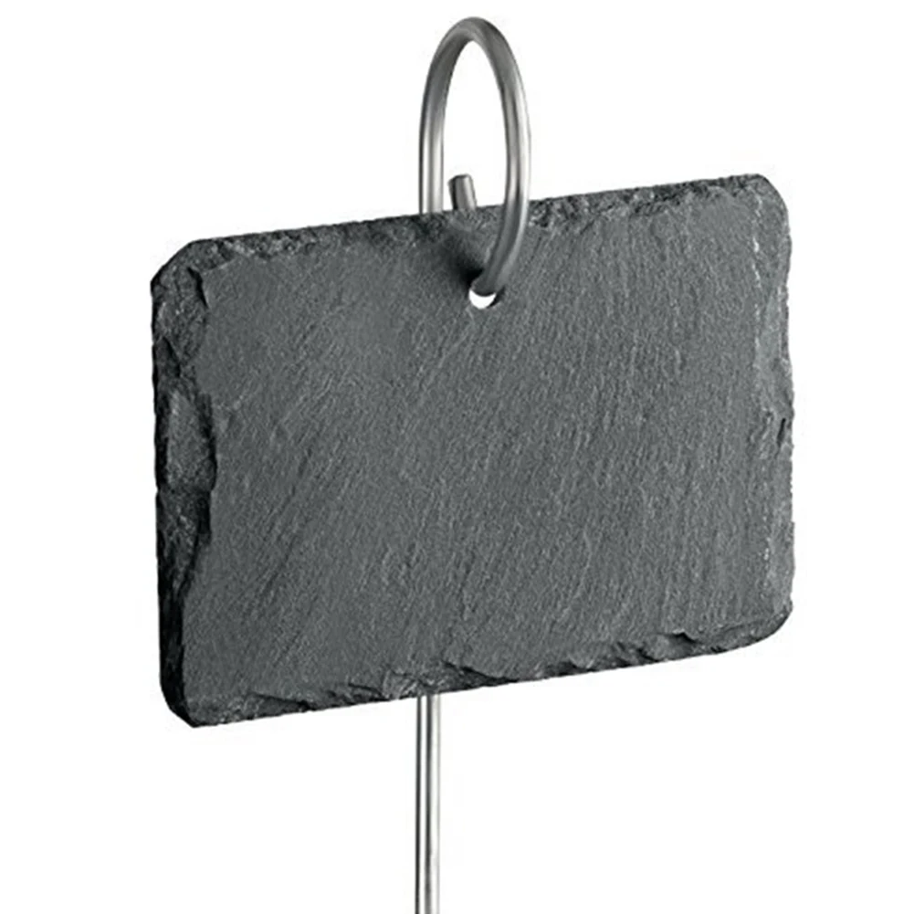 

Signs Plant Labels Decoration Pendant Waterproof Black Floral Stainless Steel Farm Reusable Garden Practical Marker Easy Clean