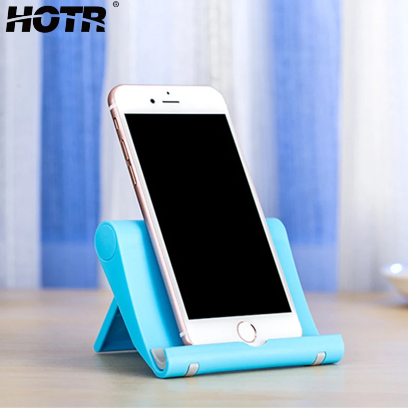 

HOTR Desk Holder Tablet Mobile Phone Holder Foldable Stand Mount Display Tablet Cell Phone Holder Universal Stand Support