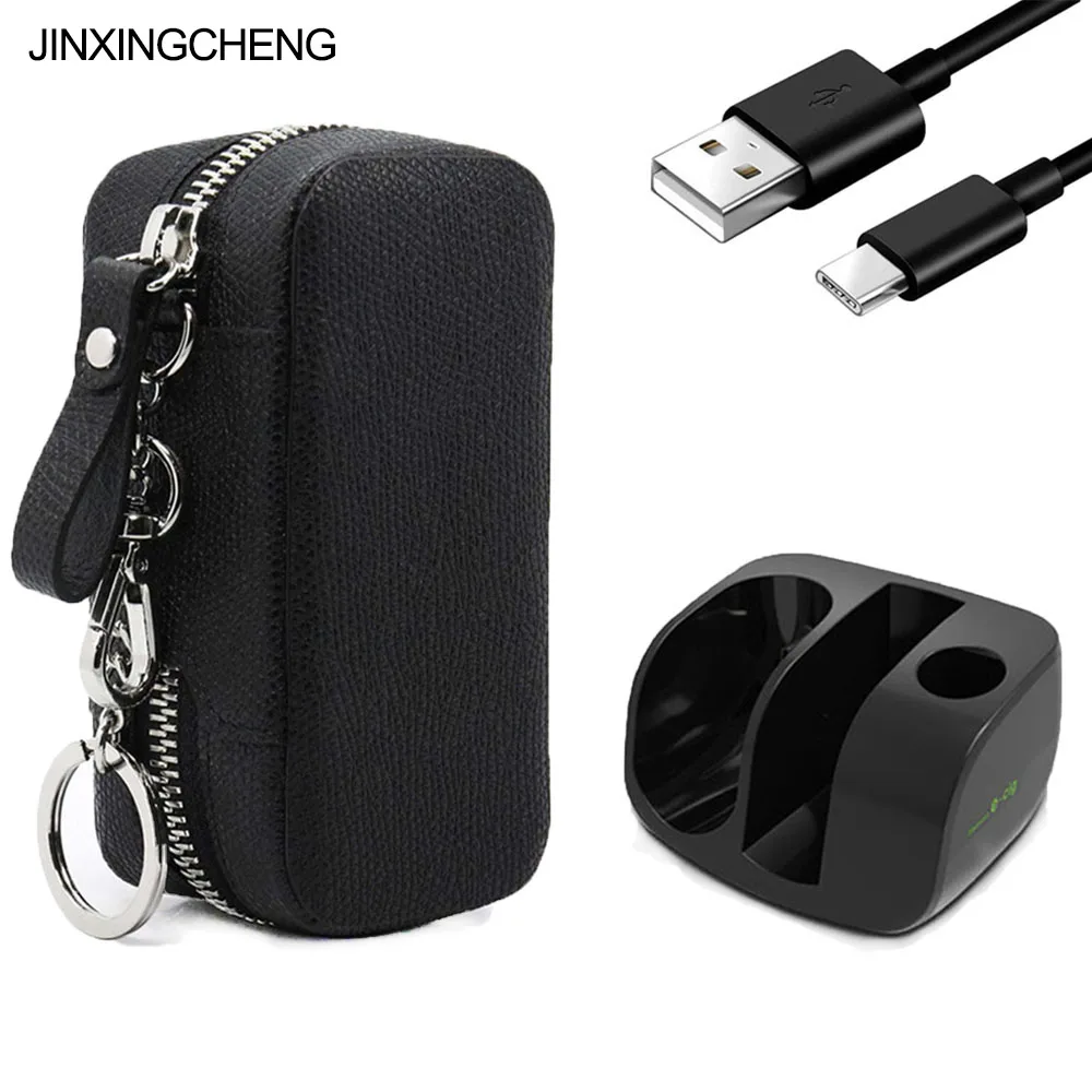JINXINGCHENG Модный чехол кошелек на молнии кожаный для iqos 3 0 + зарядное устройство