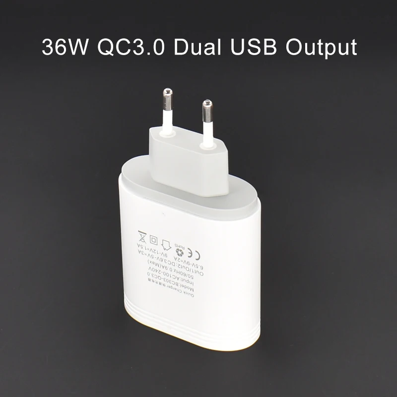 Fast Charger QC3.0 USB Charge 36W Phone Charge 019