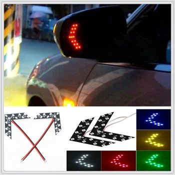 

2Pcs Car LED Arrow Panel Rearview Mirror Indicator Turn Signal Light forKia Provo K9 Cross Carens CUB Trackster Ray K2 Naimo
