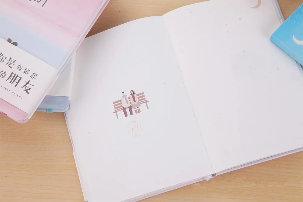 Kawaii Канцелярские записная книжка кожаный дневник для путешественников DIY A5 ежедневно еженедельник повестки дня блокнот