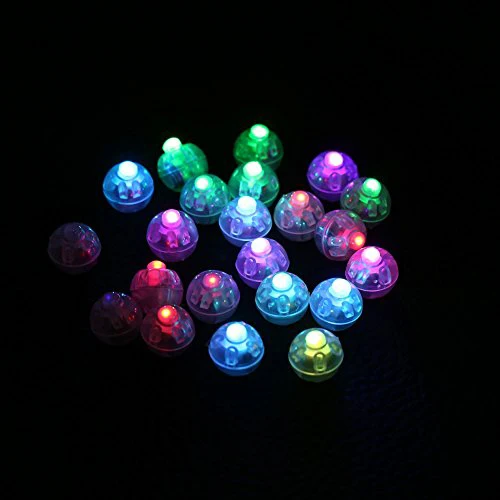100 шт./лот круглый шар стакан Мини LED RGB светодиодной вспышкой шариковые лампы