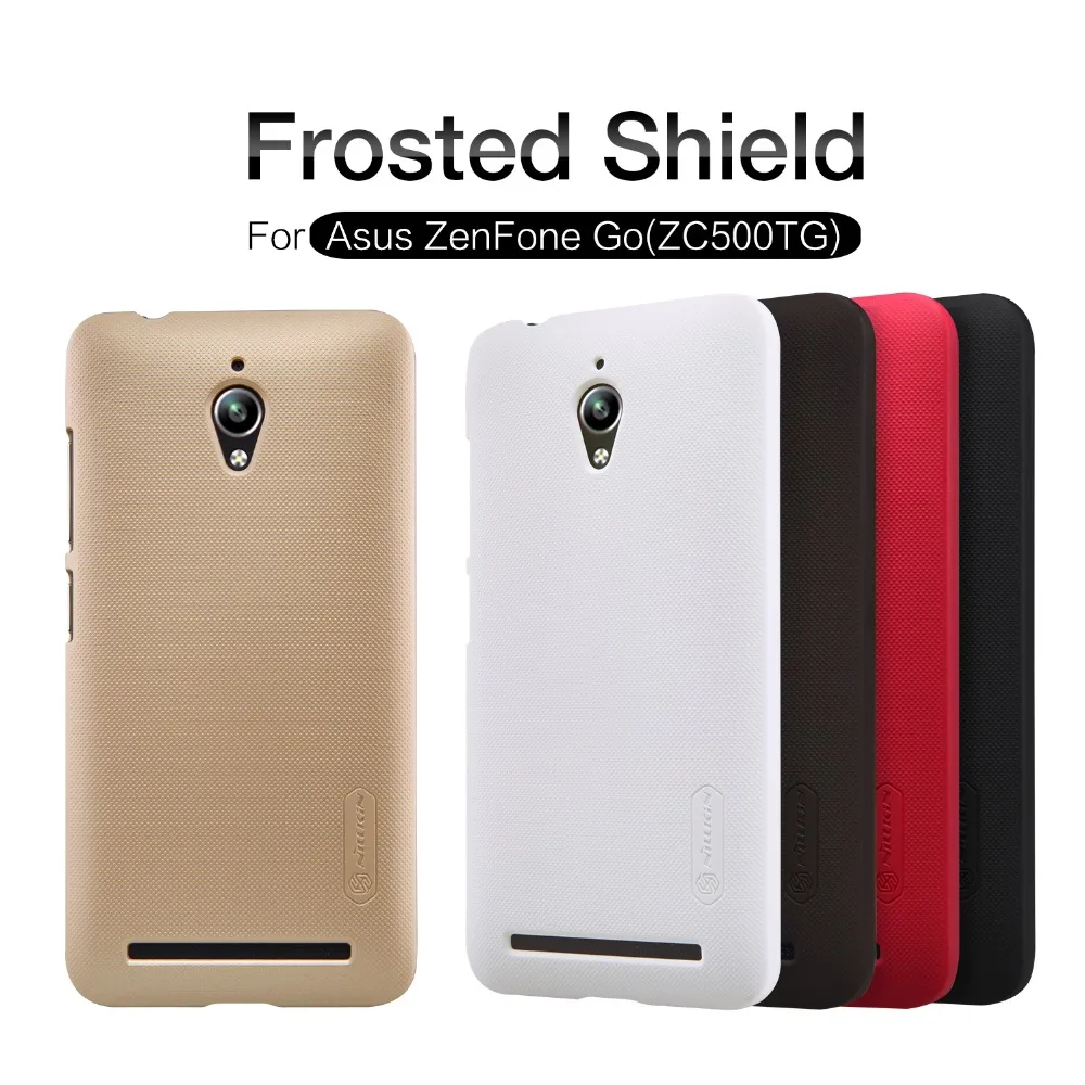 

Asus ZenFone Go ZC500TG case NILLKIN Super Frosted Shield hard back cover case with free screen protector+Retail package