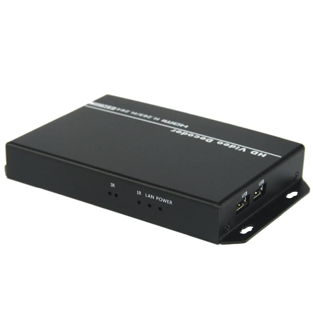 H.265 H.264 Ultra HD 4K видео аудио потоковый декодер HDMI + CVBS AV RCA выход для рекламного