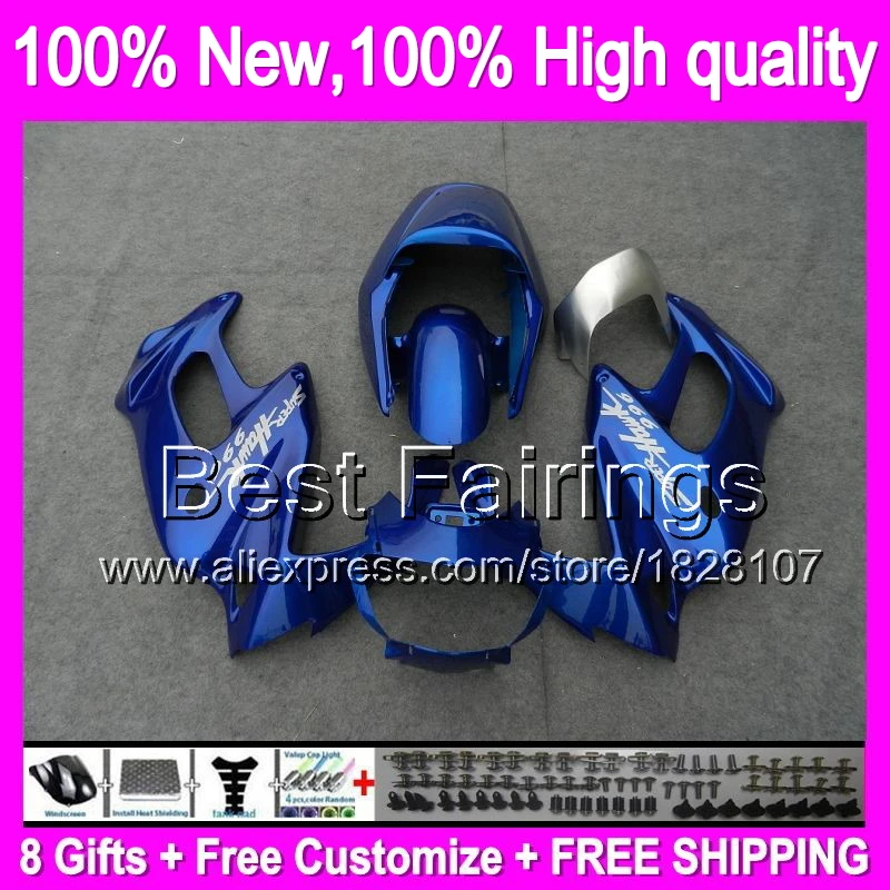

Fairing Glossy blue For HONDA VTR1000F SuperHawk 97-05 VTR 1000F ALL Blue 44B9 VTR 1000 F 97 98 99 00 01 02 03 04 05 +decal