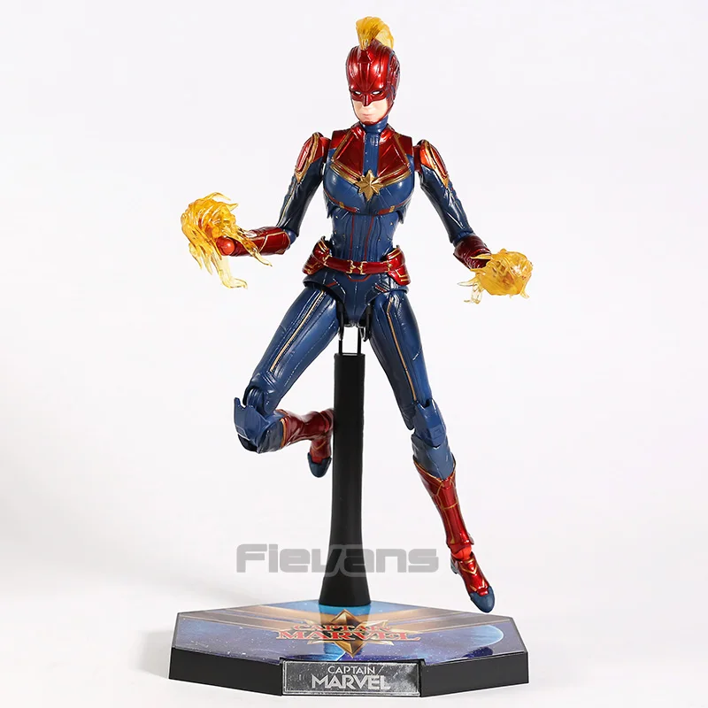 Горячие игрушки Марвел Капитан Carol Danvers 1/6 ПВХ фигурка Коллекционная модель игрушки