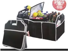 Carro Organizador Bota Coisas Alimentos Sacos De Armazenamento tronco organizador Automóvel Acessórios Interiores Estiva Tidying Dobrável Dobrável