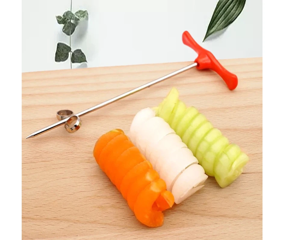 Струменти Rullo A Spirale Affettatrice Manuale Ravanello Patata di Verdure A Spirale Cutter Accessori Per la Cucina Frutta Strum