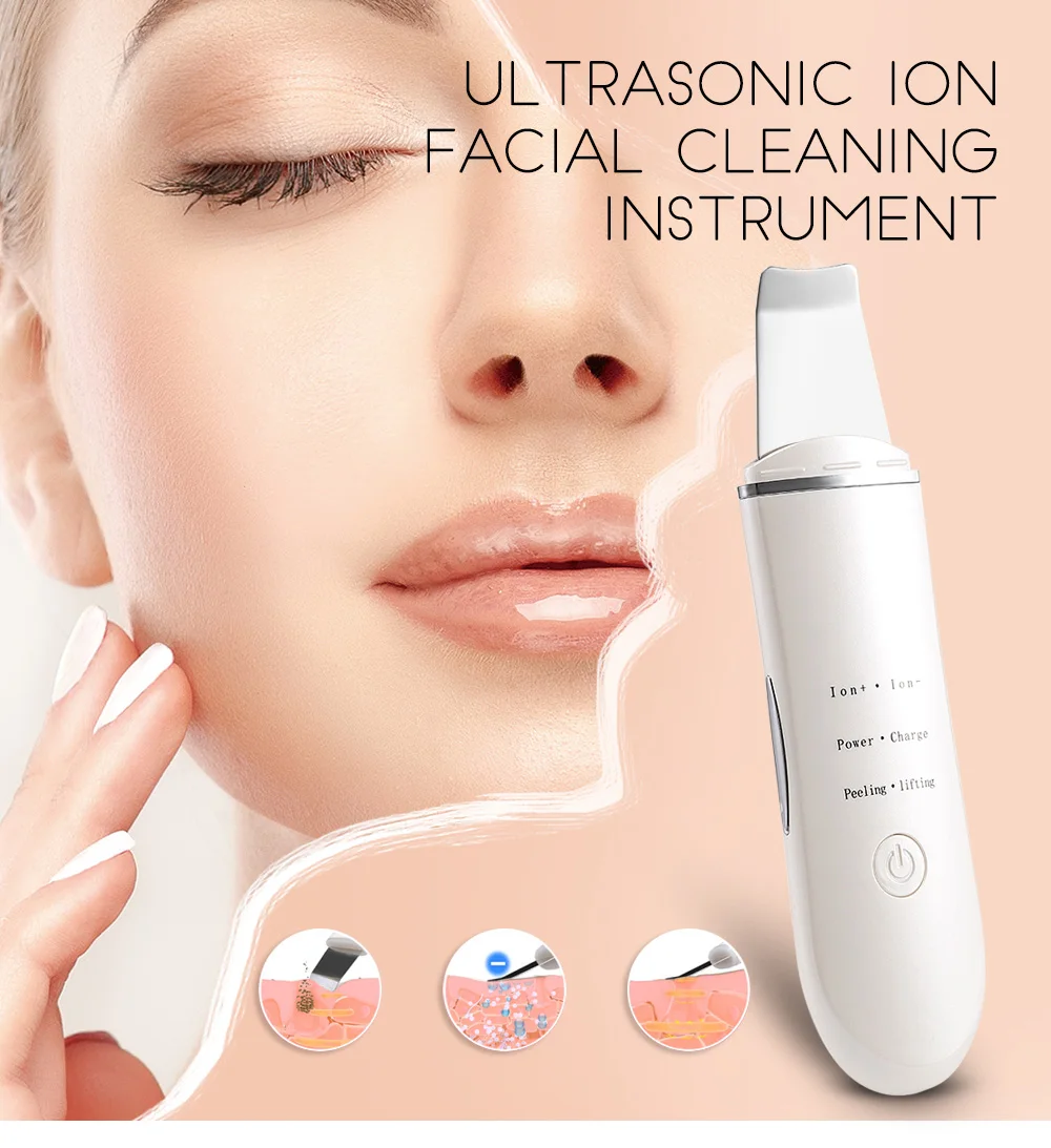 Miqmi Nova Tecnologia Facial Cleaner Peel Vibração Remoção Cravo Esfoliante Poro Rosto Beleza Equipamentos 2020 8 Cheap Utensílios de cuidado facial