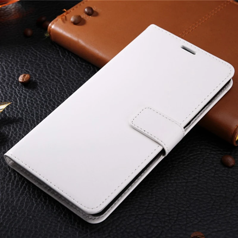 Кожаный чехол-бумажник с откидной крышкой для XiaoMi RedMi 6A 7A 8A Note 4 4X5, 6, 7, 8 Pro 5A Mi 9 SE Honor 8 Lite 6X 5X A2 A1 A3 макс 3 от 2 до 9 лет K20 чехол - Цвет: White