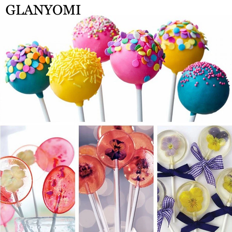 

50pcs 15cm Lollipop Sticks Food-Grade Plastic Pop Sucker Sticks Cake Sticks For Lollypop Candy Chocolate Sugar Pole