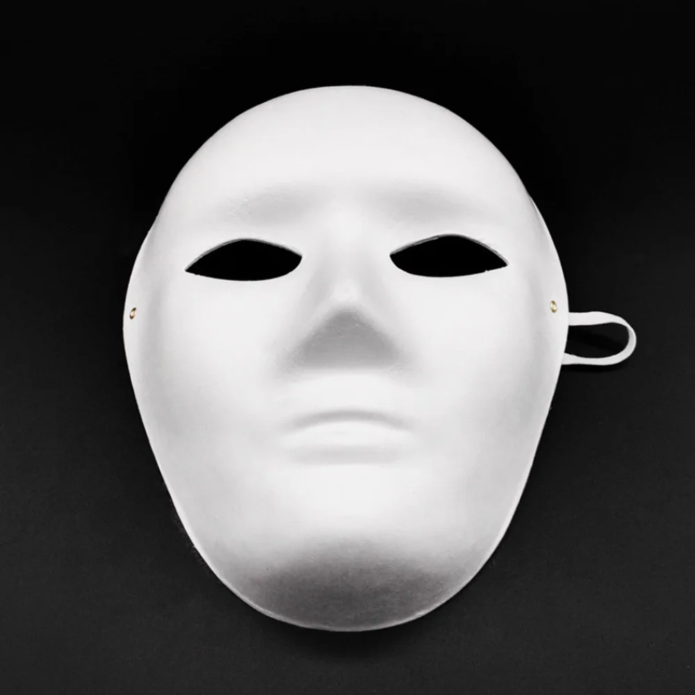 12 шт. детская вечеринка белая маска DIY карнавальный на хэллоуин доска для живописи маска