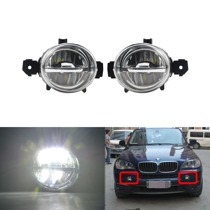 Птф е53. Светодиодные ПТФ BMW e70. Led ПТФ BMW e70. Led противотуманки BMW x5 e53. ПТФ BMW x1 led.