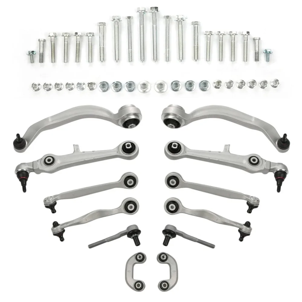 

Control Arms Set Kit For Audi A4 B6 Avant Estate Front Rear Left Cars Control Arms Suspension Wishbone Repair Kit Set