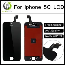 Best Quanlity Without Dead Pixels Spots For Apple iPhone 5C LCD Display Touch Screen Digitizer Assembly