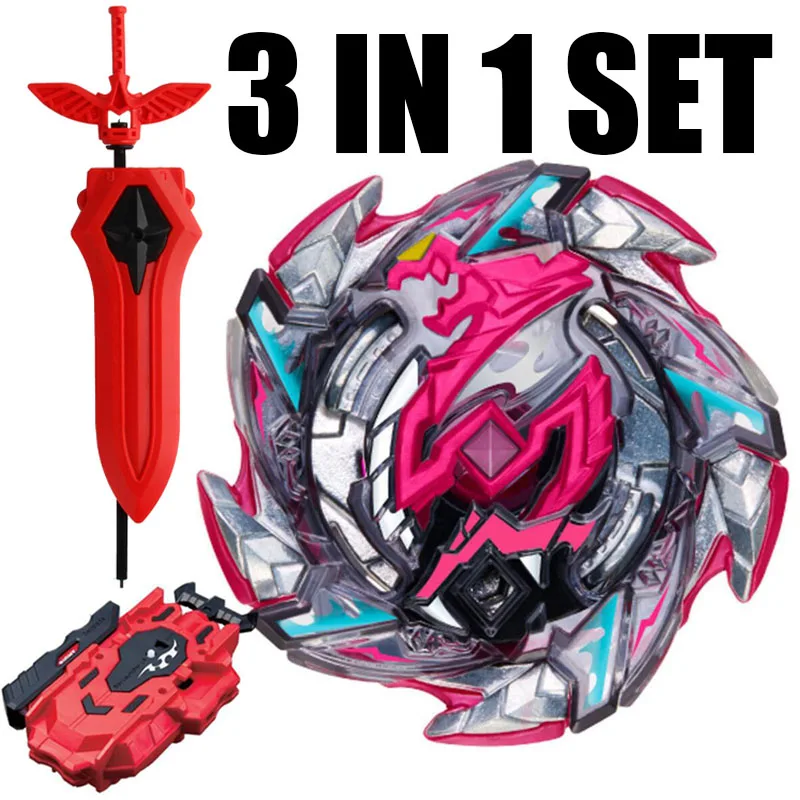 DARK BLOODY LONGINUS B-128 03 Beyblade BURST+RED String LR Launcher B-88 RARE