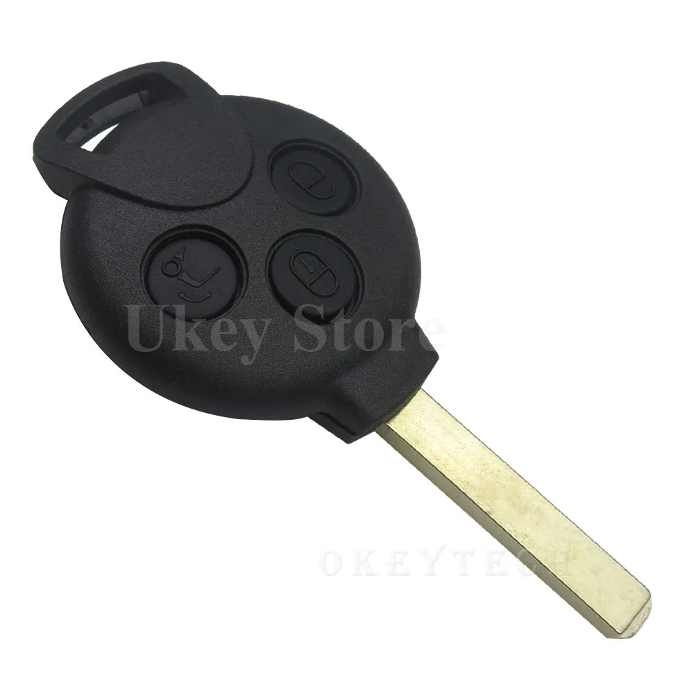 OkeyTech дистанционный ключ Fob 3 кнопки для MERCEDES BENZ MB Smart 451 433 МГц с ID46 7941 чип транспондера