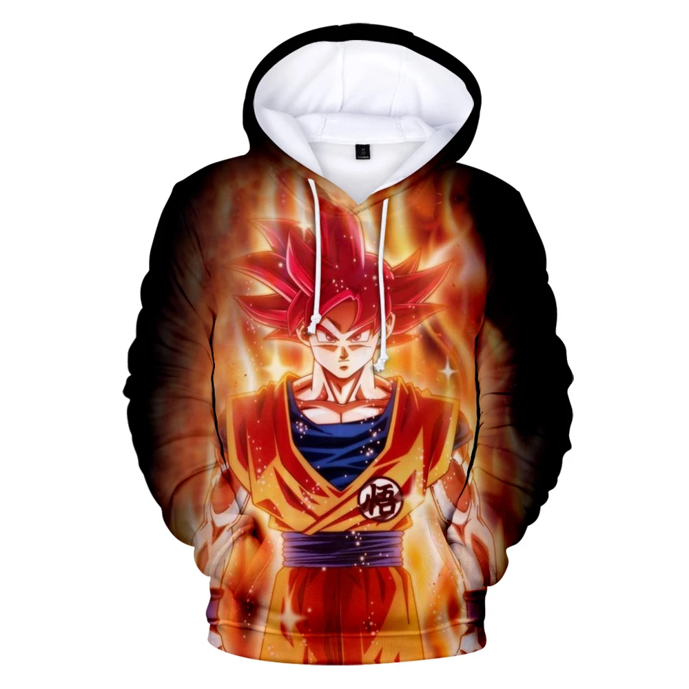 Новейшая Аниме Толстовка для мужчин/женщин 3D мяч Z Dbz Сон Гоку карманные толстовки