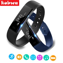ID115 Smart Bracelet Fitness Tracker Step Counter Activity Monitor Band Alarm Clock Vibration Wristband for iphone Android phone