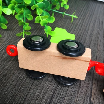 

Wooden Number Digital Hooked Trains Set Puzzles Games Preschool Math Educational Toys for Kids Gifts