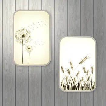 

Square Wall Lamp Modern LED Wall Sconce with Acrylic Lampshade for Indoor Hotel Bedroom Home Decoration Wall Light AC90-260V