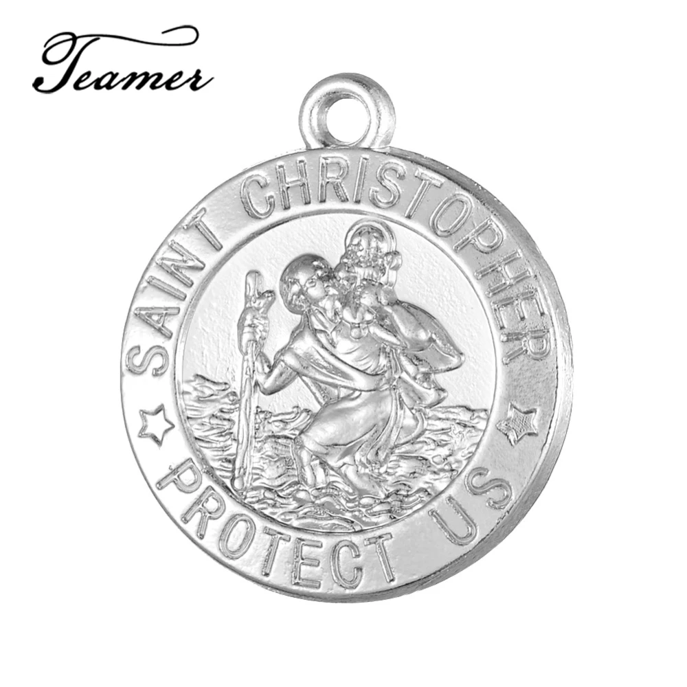 Buy Teamer St Saint Christopher Medal Pendant Catholic
