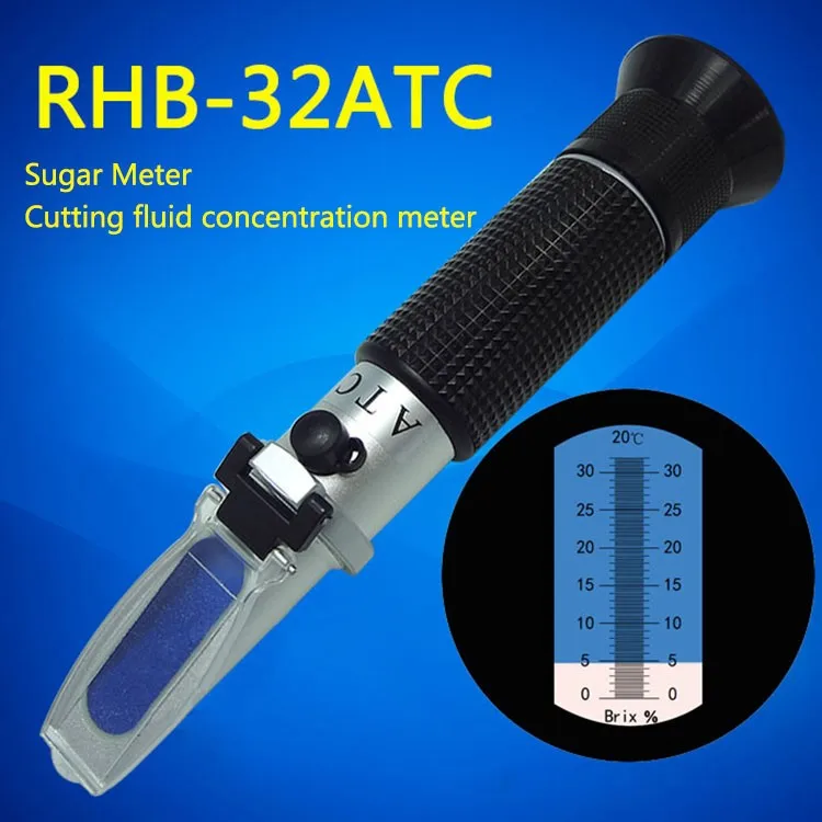 30pcs/lot Handheld Brix Refractometer For Sugar Beer Brix Test Optical