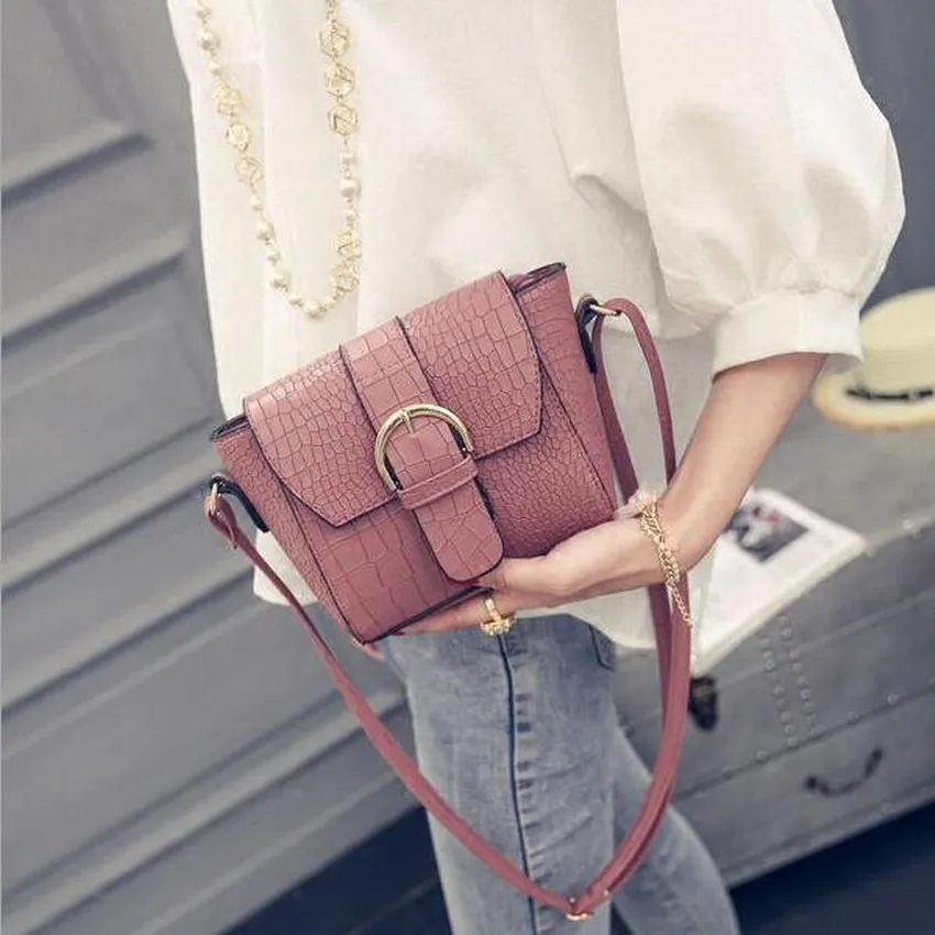 

Personality Stone Pattern Women Fashion Leather Mini Handbags Female Casual Shoulder Messenger Bag Cover Hasp Purse For Girls