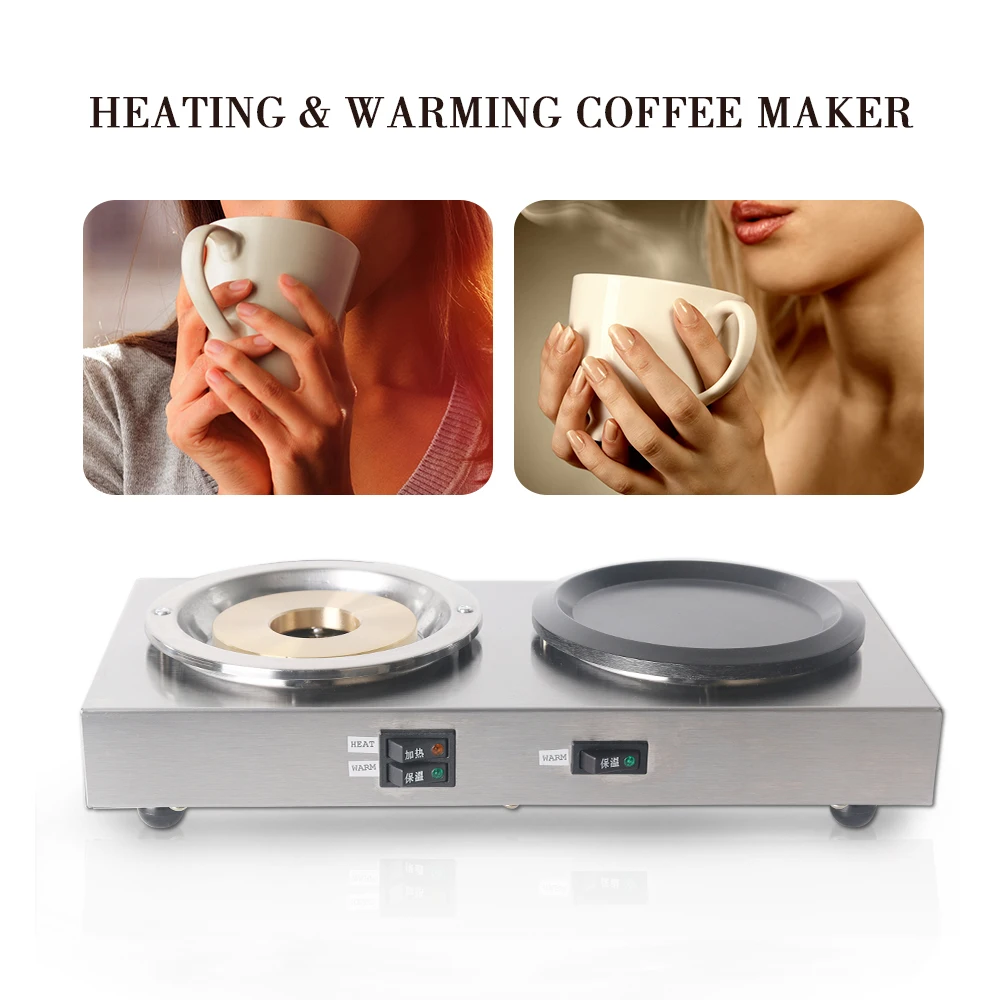 

Commercial Coffee Warmer & Heater Cooker Machine Americano Coffee Cooker Thermostat control Stainless Steel EU Plug