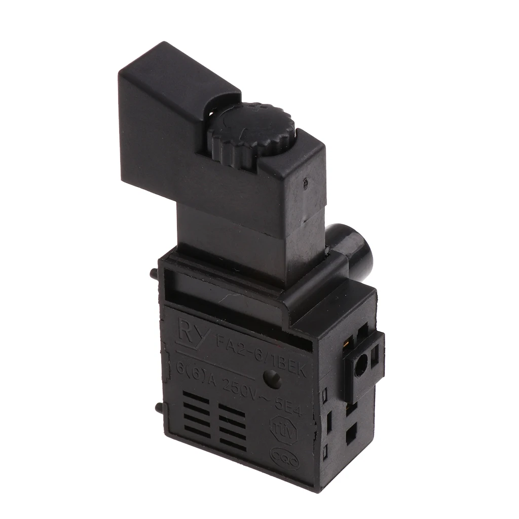 Lock On Power Tool Electric Drill Speed Control Trigger Button Switch #3