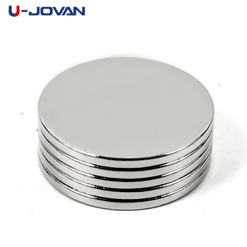 

U-JOVAN 3pcs 25 x 2 mm N35 Small Round Disc Strong Neodymium Magnet 25*2mm Rare Earth Permanet Magnets for Art Craft