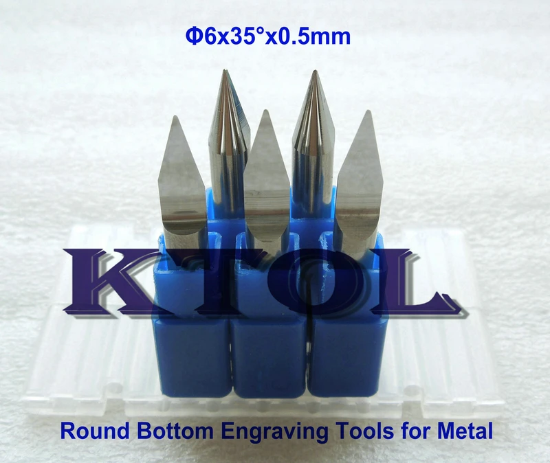 

Top 35 Degree 6x0.5MM Ball End Mills CNC Copper Aluminum Router Bits Cutter on Metal,5pc Solid Carbide Endmill Router Bit Set