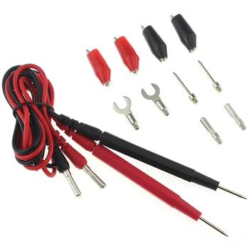 

Needle Tip Probe Test Multifunction Combination Test Cable Wire Digital Multimeter Probe Test Lead Cable Alligator Clip New