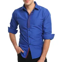 Фирменный галстук, декор спереди, однотонные рубашки, брендовая одежда, мужские рубашки с длинным рукавом, приталенная повседневная мужская сорочка, homme