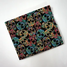 90*145 см Лоскутная хлопковая ткань террор череп ткань для ткани детские постельные принадлежности домашний текстиль для шитья Тильда кукла школьная сумка