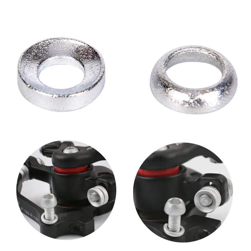 5 Sets Bicycle Brake Caliper Spacer Joint Washer Aluminum Mountain Bike Cycling Accessories