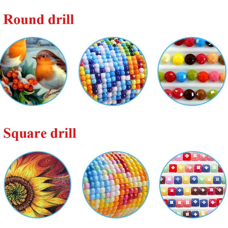 5D DIY Full Drill Diamond Painting Cross Stitch Embroidery Mosaic Art Craft Kit