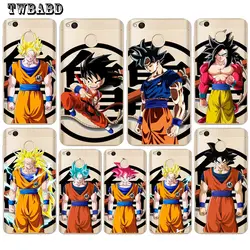 Чехол для Fundas Xiaomi MiA1 Симпатичные Super Saiyan Укун Dragon Ball shell для Redmi 4X 4A 4 5A Pro Note 4 4X 5A 5X6 5A