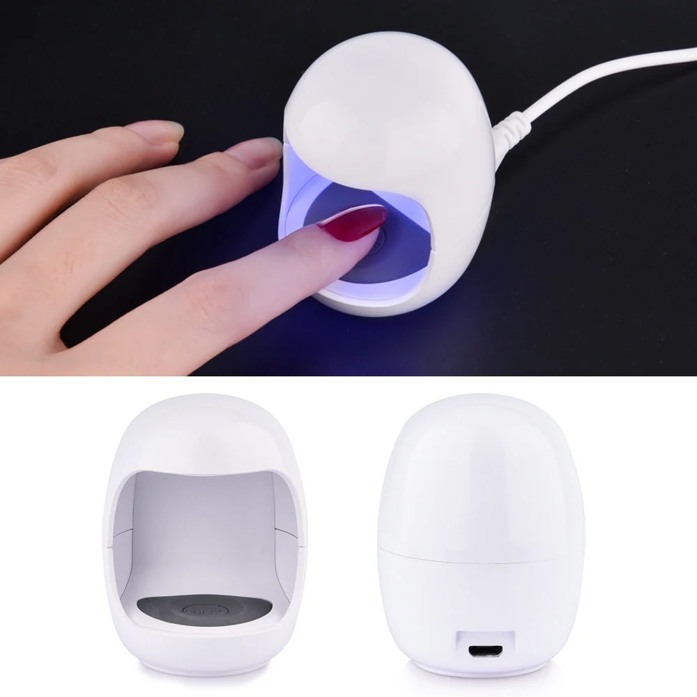 Buy 3W Mini Portable UV Lamp Nail Dryer One Finger
