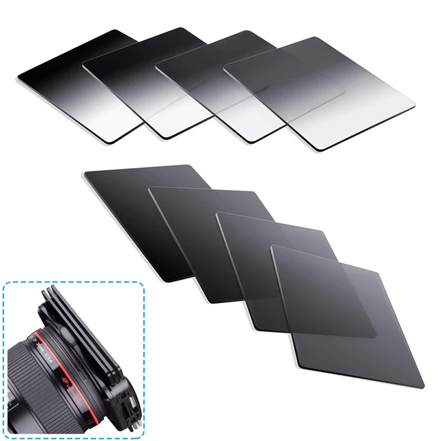 Best Offers Graduated Grey Full Color Square Filter ND2 ND4 ND8 ND16 Neutral Density Filter Cokin P Series Filter Kit For SLR DSLR Camera