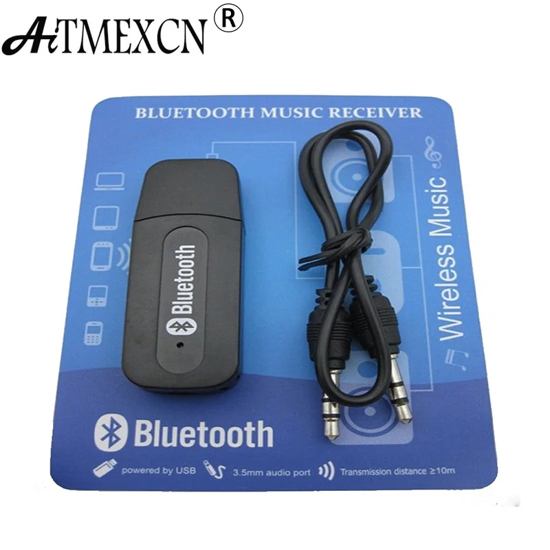 

Wholesale 3.5mm USB Bluetooth Wireless Stereo Audio Music Speaker Receiver Adapter Dongle for iPhone Mp3 for PSP Tablet pc