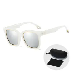 Высокое качество брендовый дизайн, квадратные большие солнцезащитные очки Для женщин ретро Винтаж Поляризованные Вождения