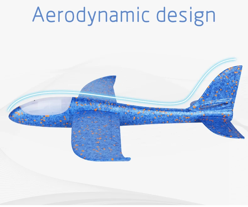 EPP пенный самолет ручной бросок самолет Запуск планер самолет 48 см модель самолета наружные игрушки для детей