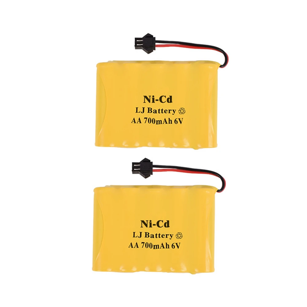 

6.0v 700mAh Ni-CD battery for RC car RC Boat rechargeable battery pack 1000mah 2A ni-cd nicd batteries NI CD cell for RC toys