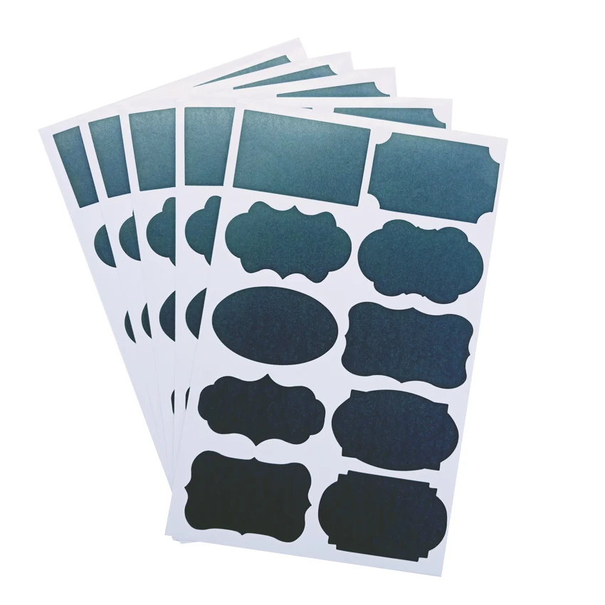 

50pcs/lot 10 Pattern Stickers Blackboard Sticker Adhesive Dairy Sticker Can Be Used In A Variety Of Places