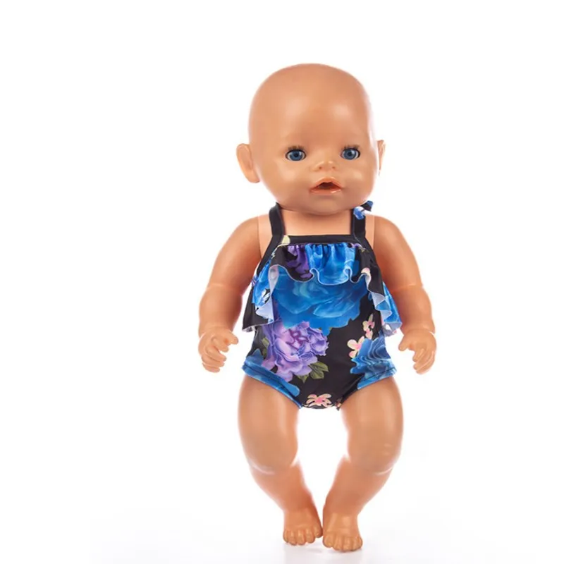 Одежда для кукол, подходит для новорожденных, 18 дюймов, 43 см, кукла с красными губами, Пламенный тетрафолиум, купальник, аксессуары для детей, подарок на день рождения
