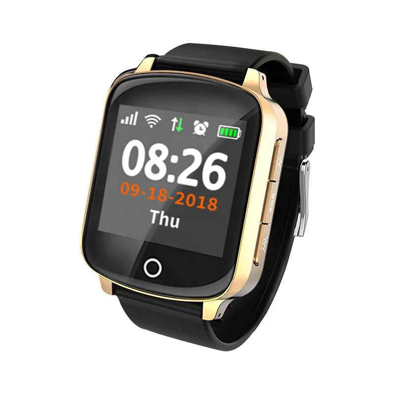 Wonlex EW200S Smart Watch Waterproof IP67 Wearable Devices Elderly Health Fall-down Alarm Blood Pressure Heart Rate Detection