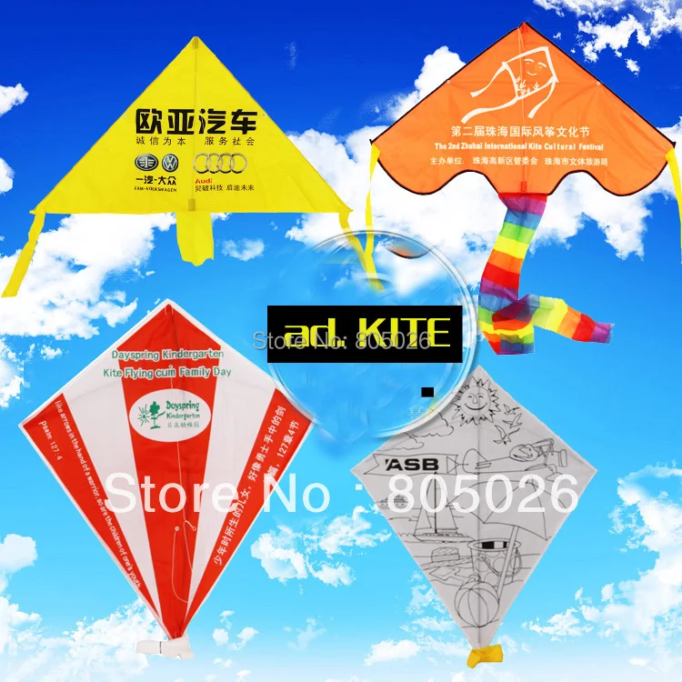 

produce ad.kite as customer request make different kind of kites we are kite factory with handle line easy control flying higher
