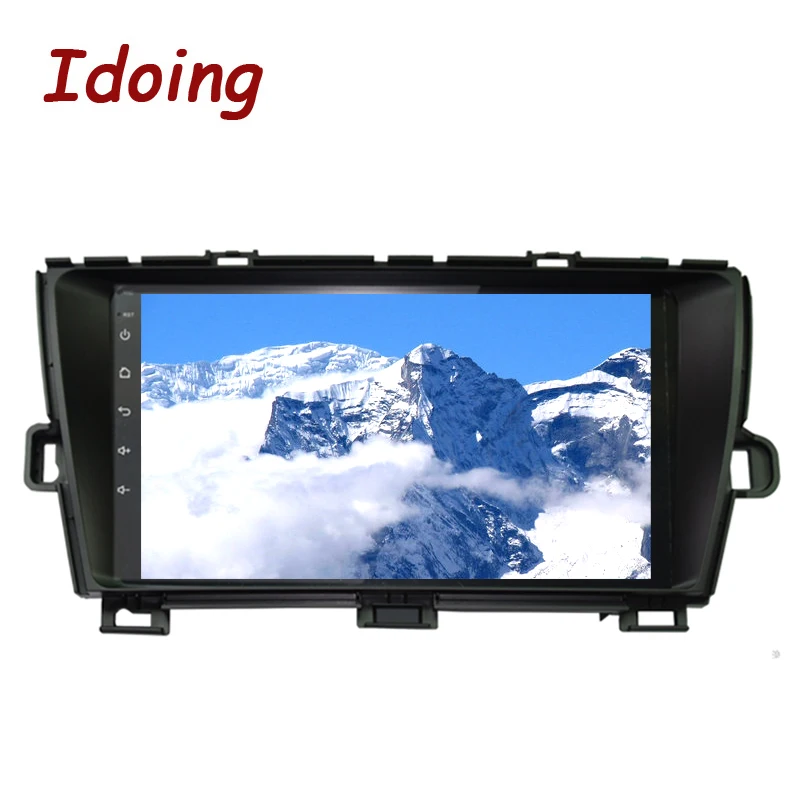 Discount Idoing 9"4G+64G Octa Core 1Din Car Radio Android 8.0 Multimedia Player Fit Toyota Prius GPS Navigation Autoradio 2.5D IPS Screen 5